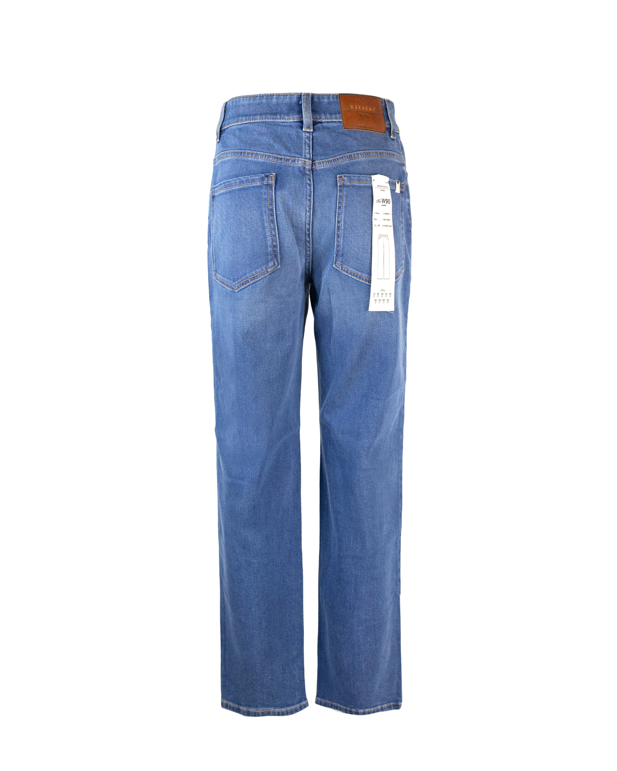 Shop Weekend Max Mara Ortisei Blue Jeans In Navy008