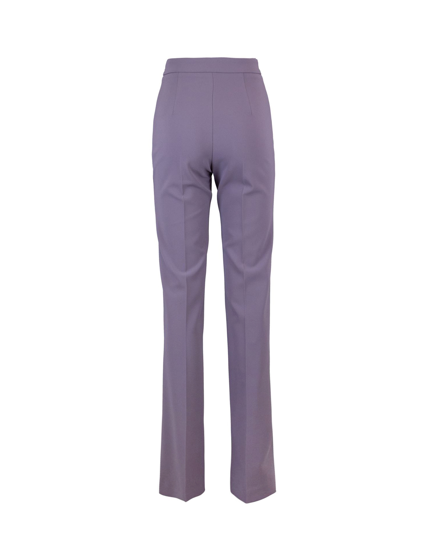 Shop Elisabetta Franchi Purple Palazzo Trousers In Bi3candy Violet
