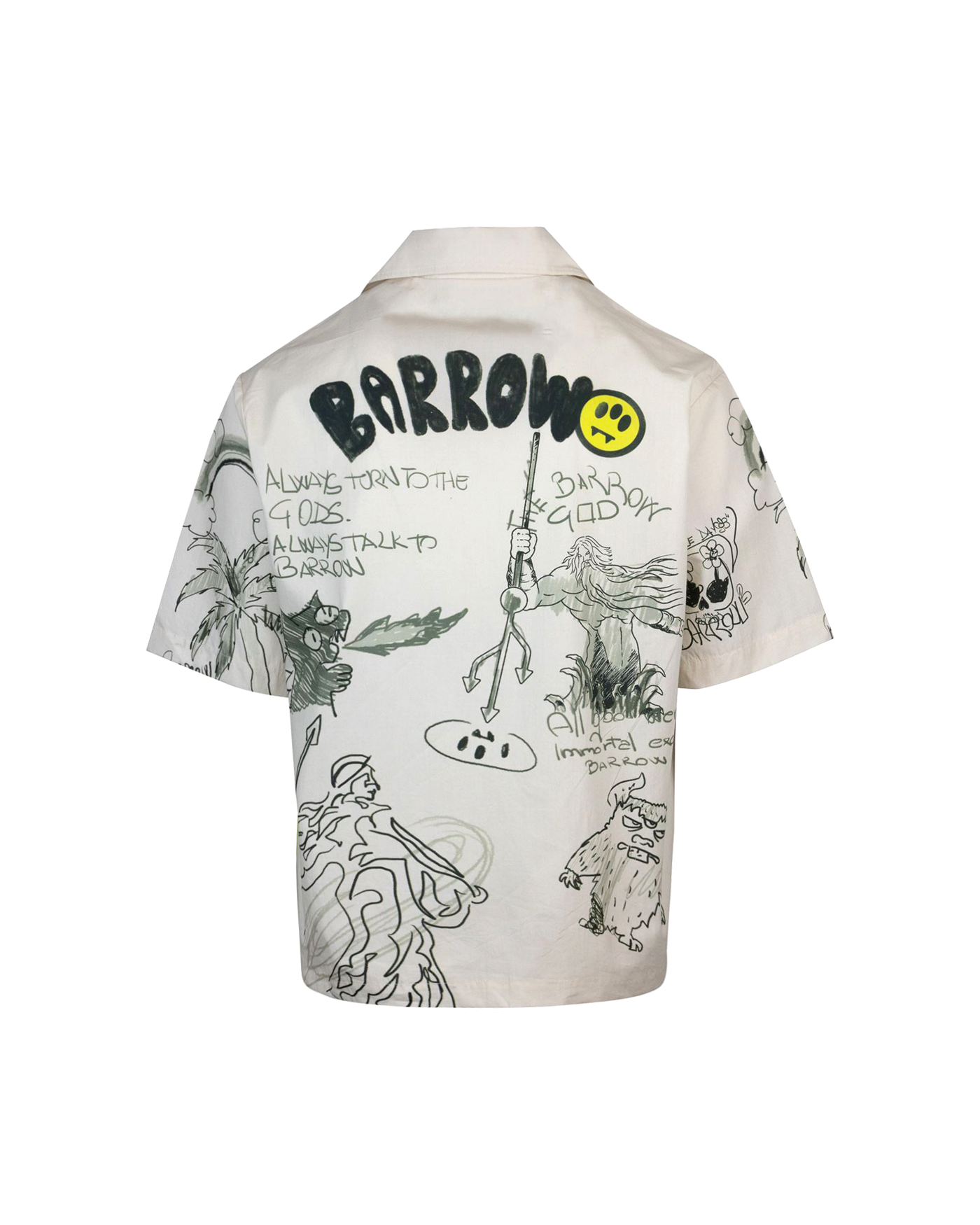 Shop Barrow Camicia Bowling Design In Bw009turtledove
