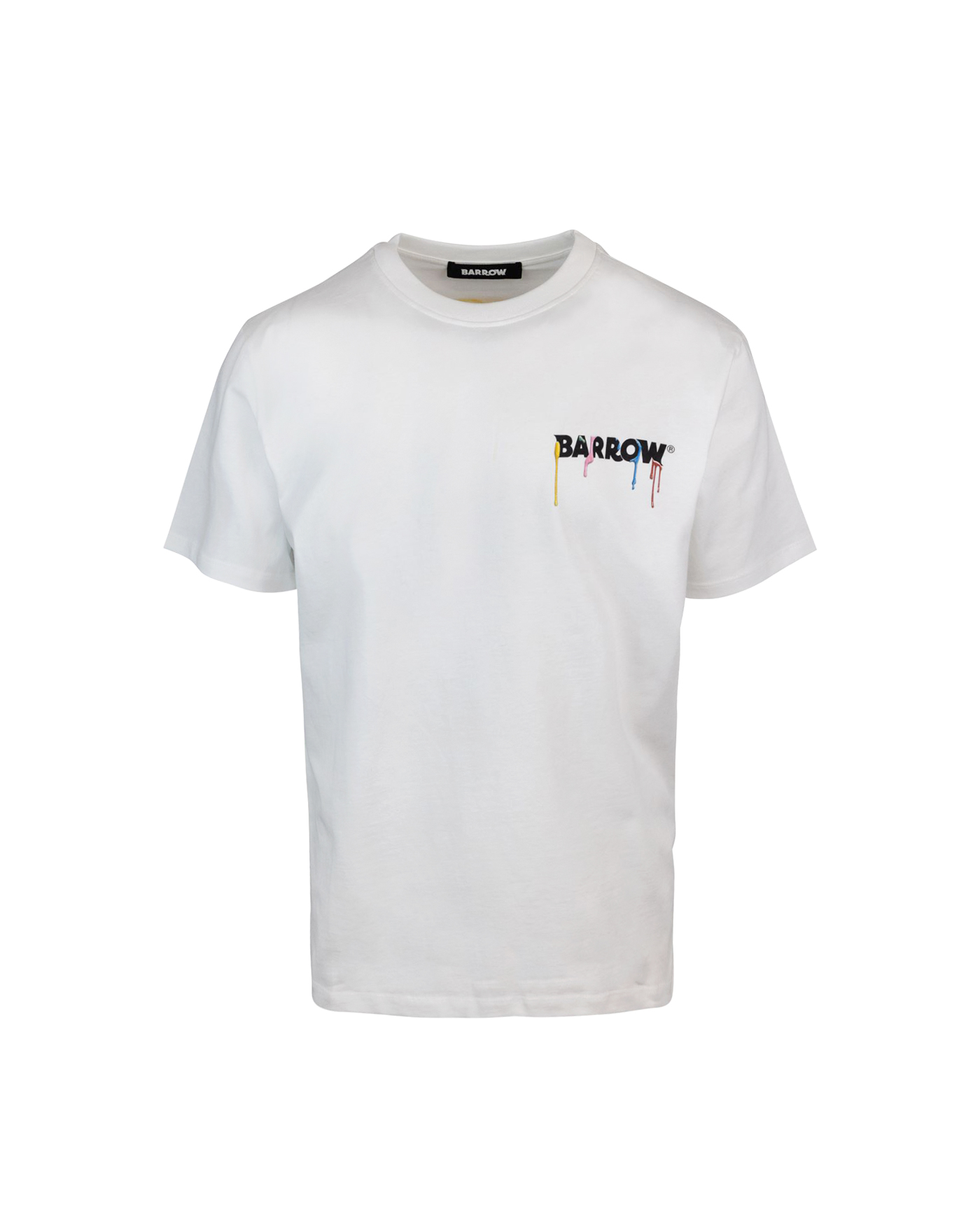 Shop Barrow T-shirt Logo Colorfull In 2off White