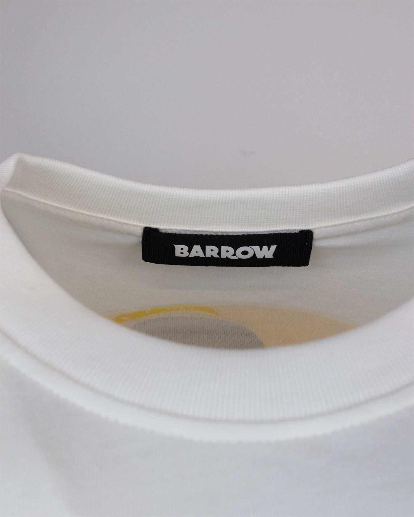 Shop Barrow T-shirt Logo Colorfull In 2off White