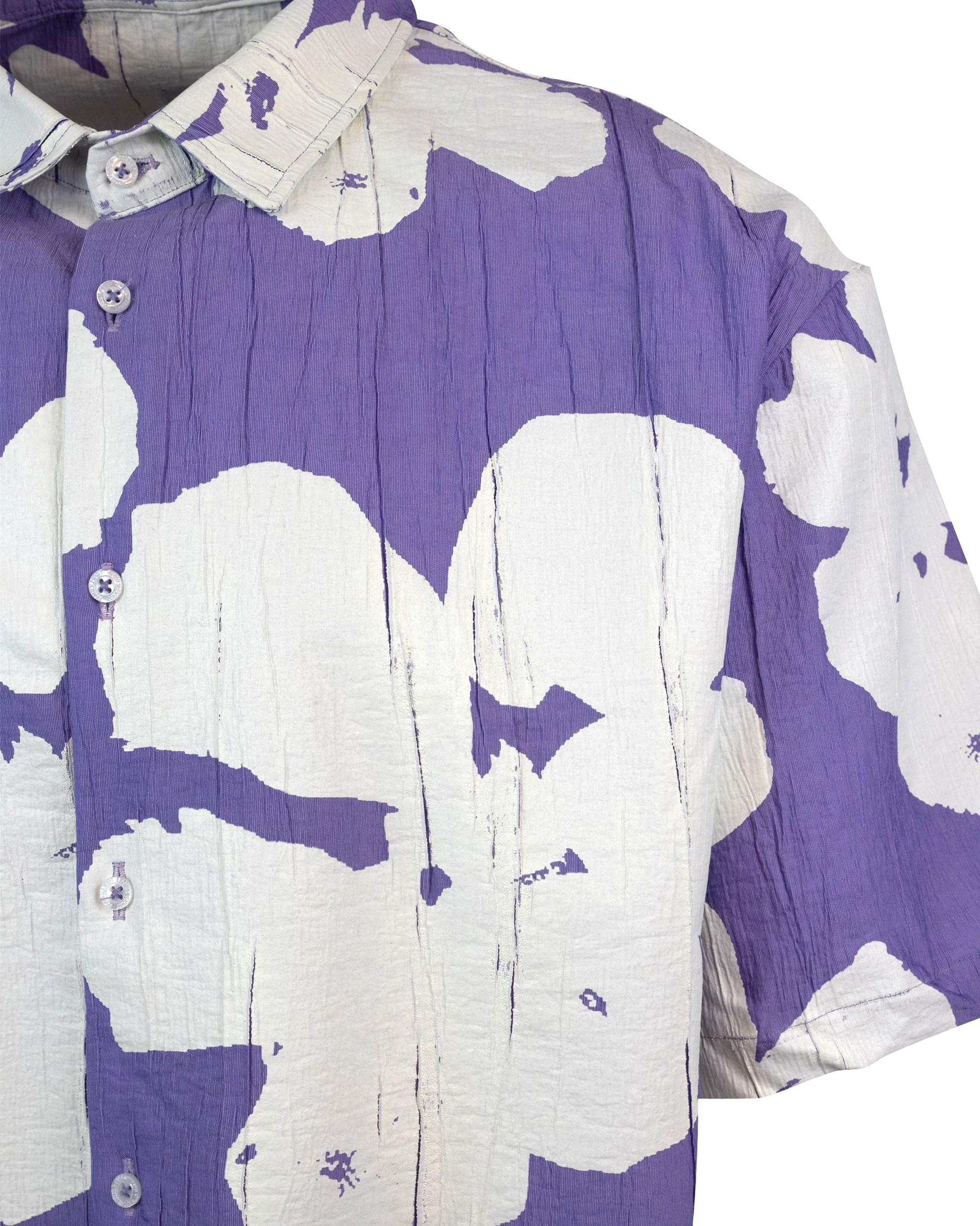 Shop Family First Milano Lilac Floral Shirt In Vl