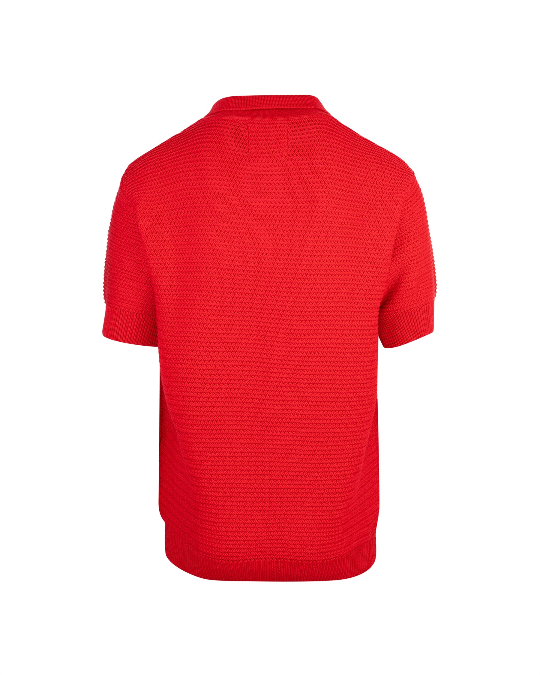 Shop Arte Antwerp Red Simon Knit Polo Shirt