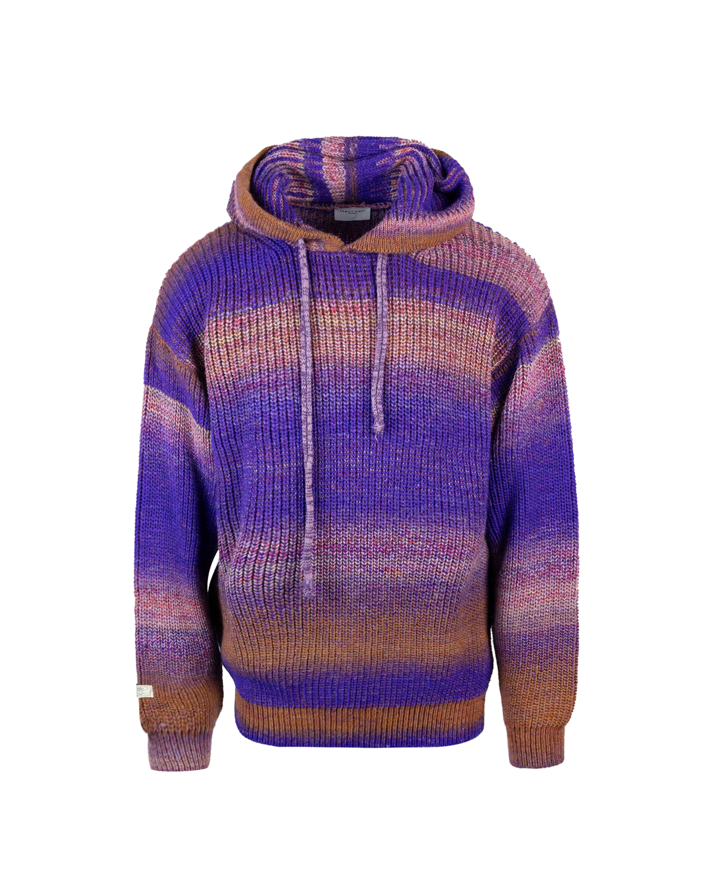 Shop Family First Milano Faded Knitted Sweatshirt In Vlviolet