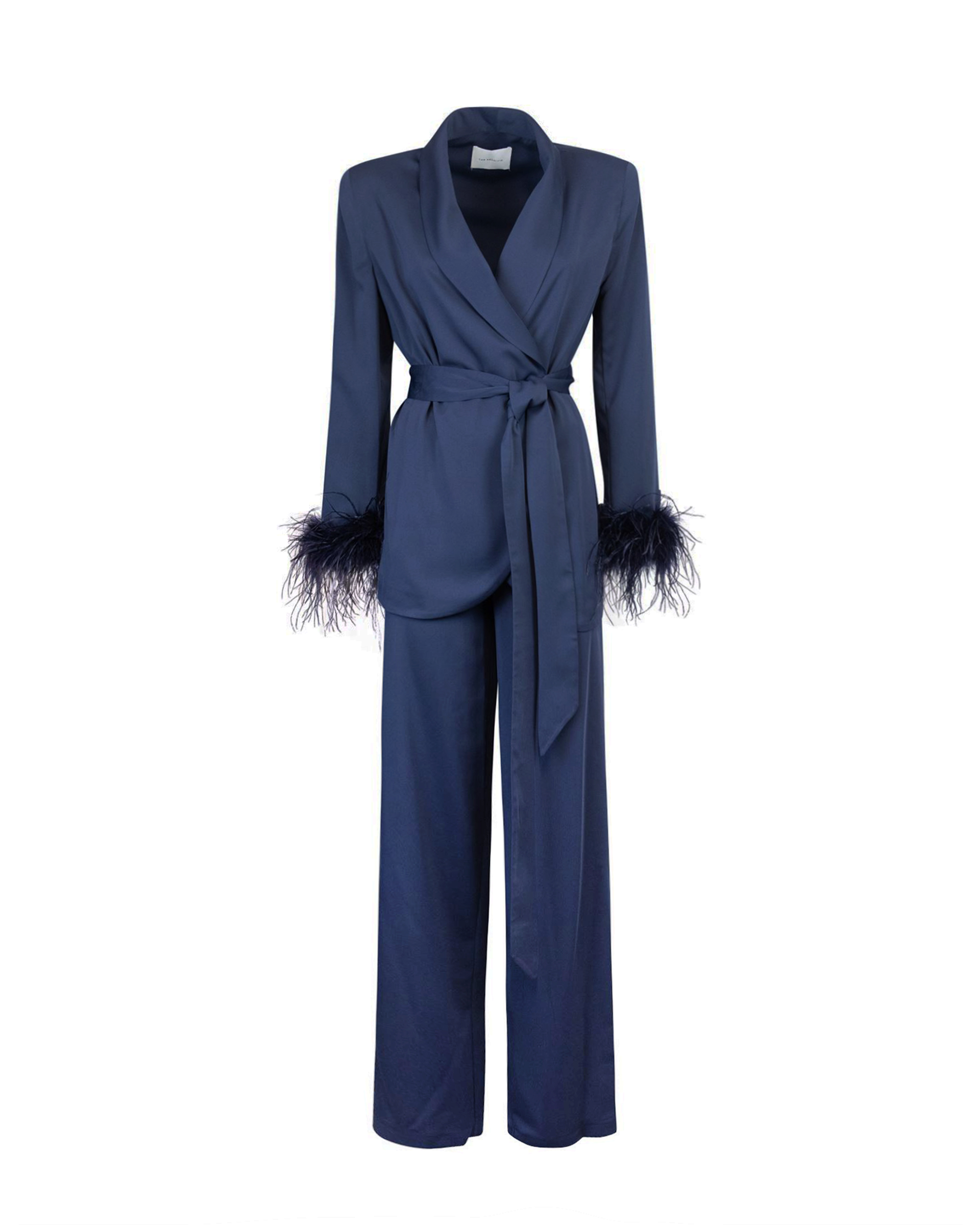 Shop The Archivia Tailor Ives Con Piume In Blue