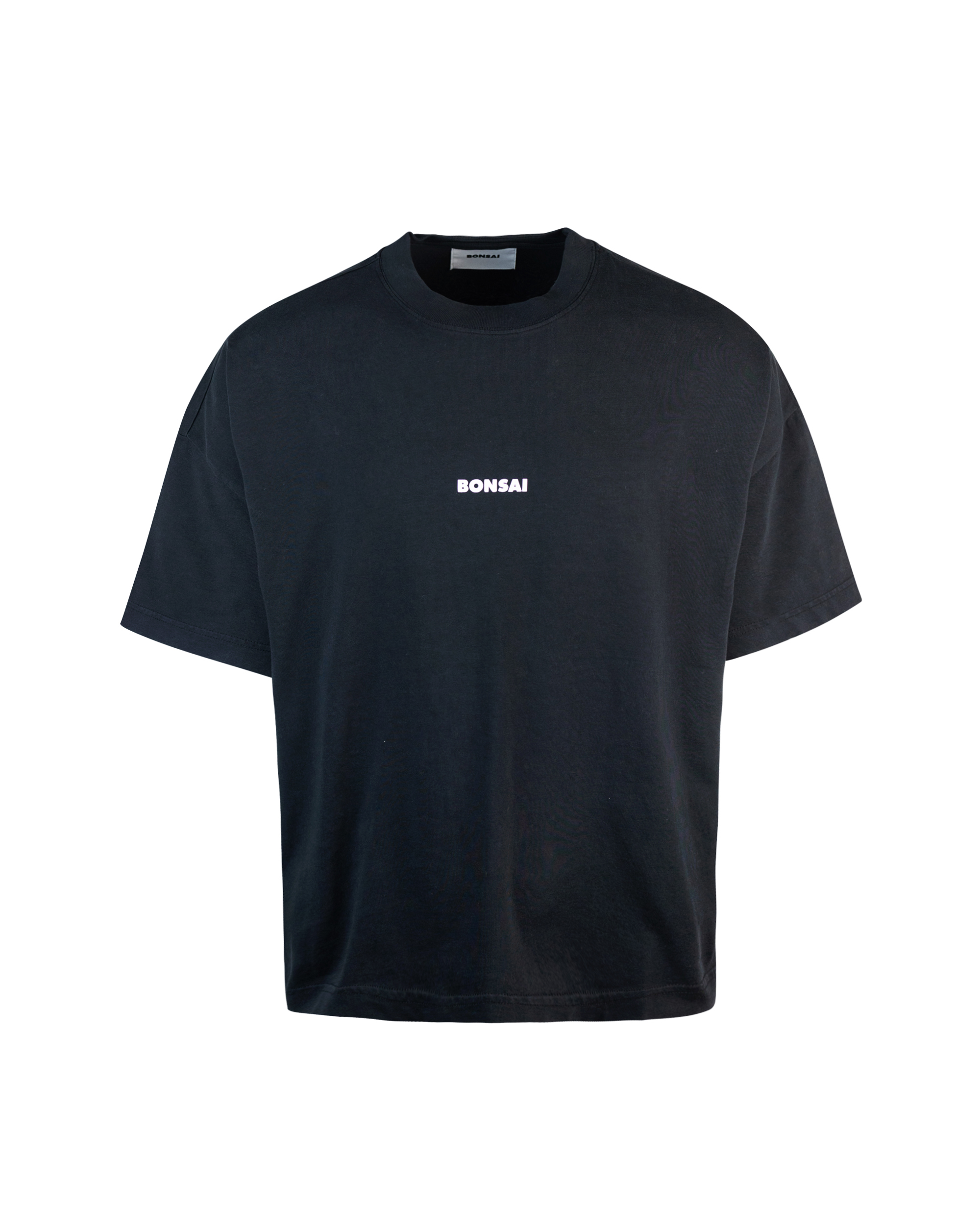 Bonsai Clothing T-shirt Logo A Contrasto In Blackblack