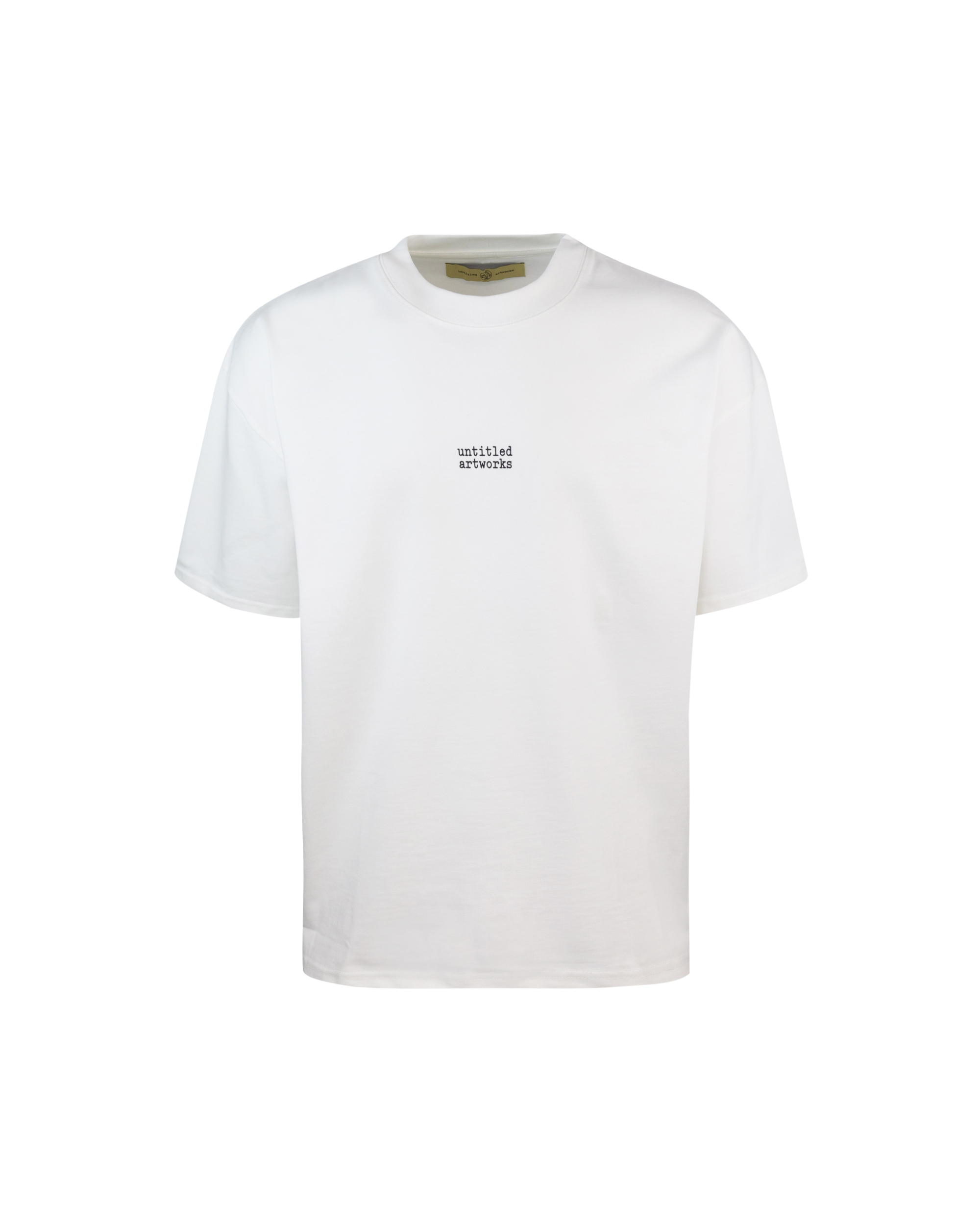 Shop Untitled Artworks T-shirt Essential White