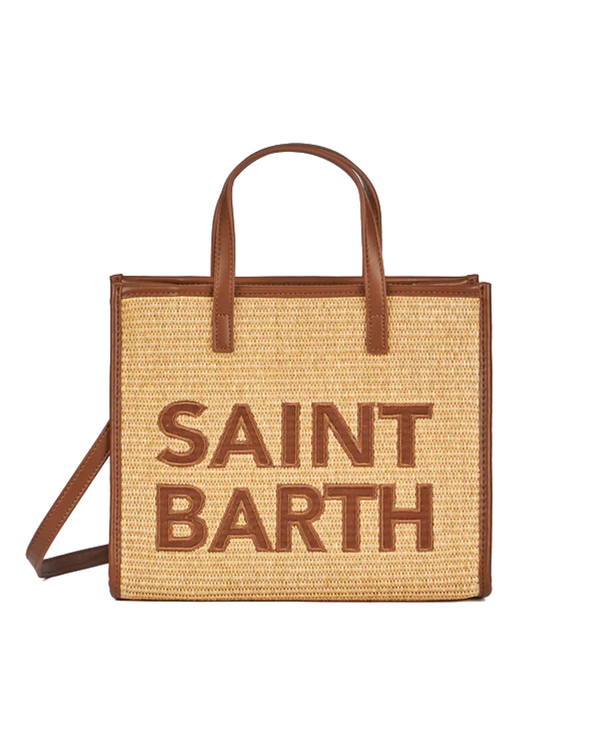 Shop Mc2 Saint Barth Borsa Midi Vivian In Paglia In 00250f
