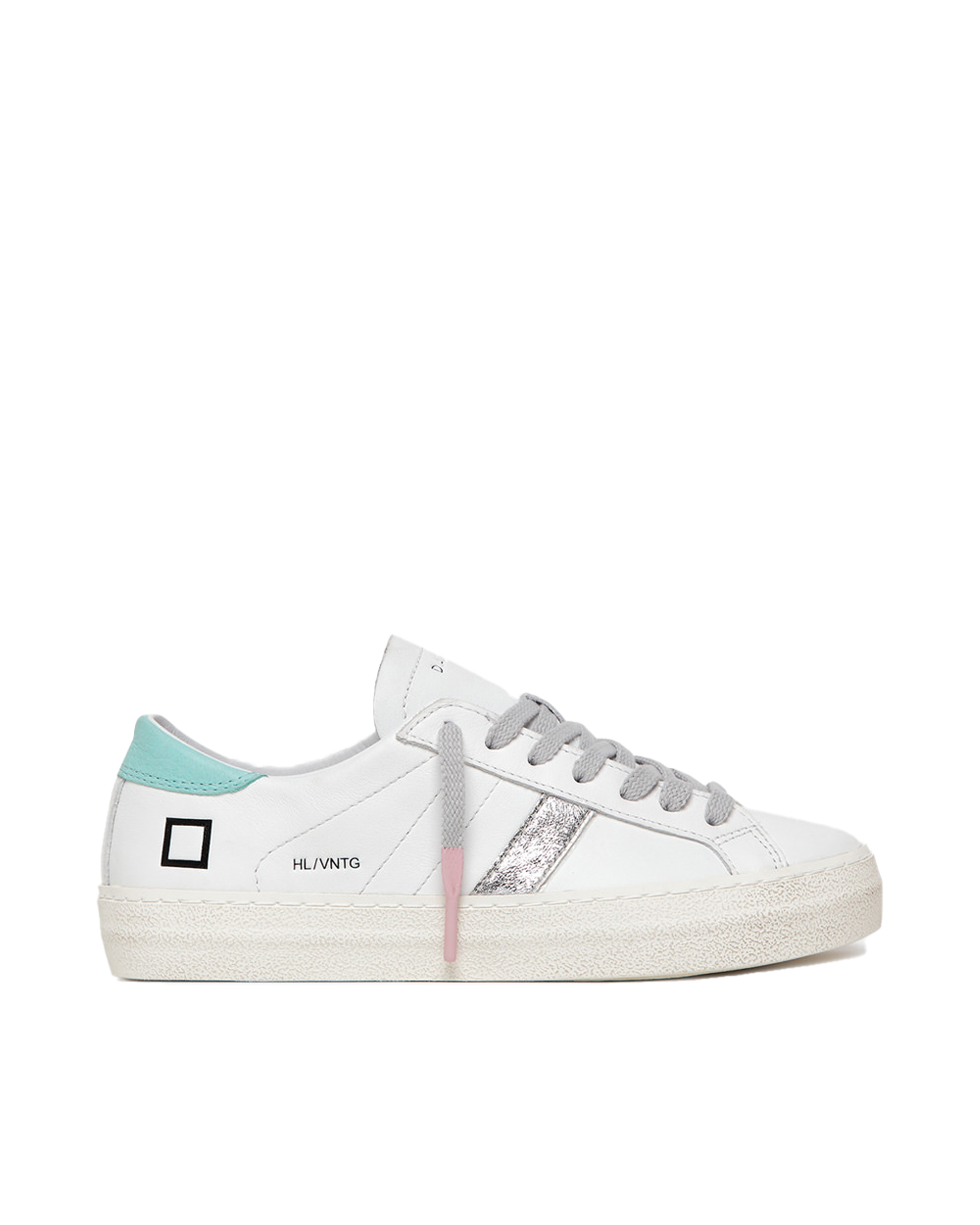 Shop Date Sneaker Hill Low Vintage Calf White Mint In White-mint
