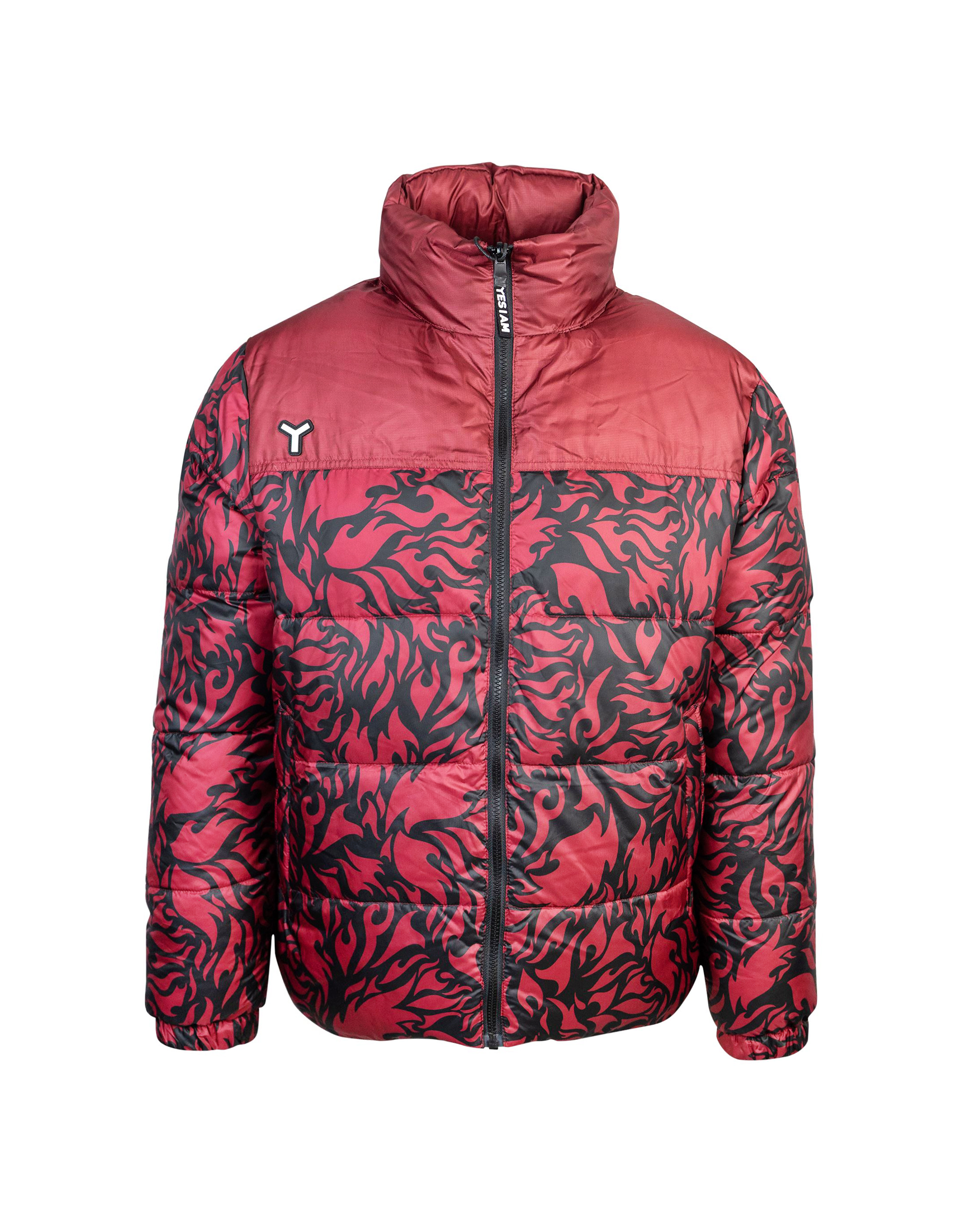 Shop Yes I Am Red Flames Down Jacket
