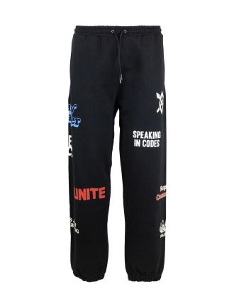 Joggers con stampa all-over