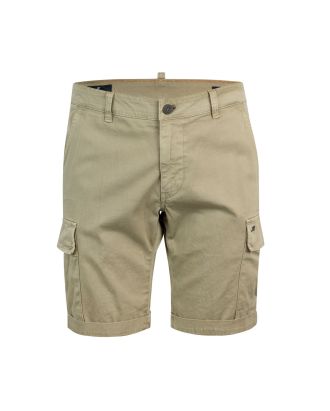 Cargo Bermuda shorts in woven cotton