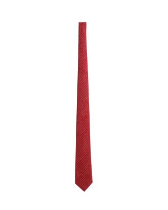 Cravatta in pura seta jacquard chevron