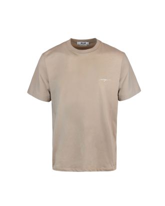Dove gray T-shirt with mini logo