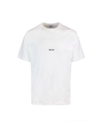 T-shirt bianca logo minimal