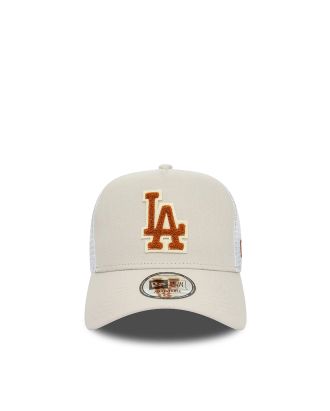 LA Dodgers Boucle Cream Trucker Cap