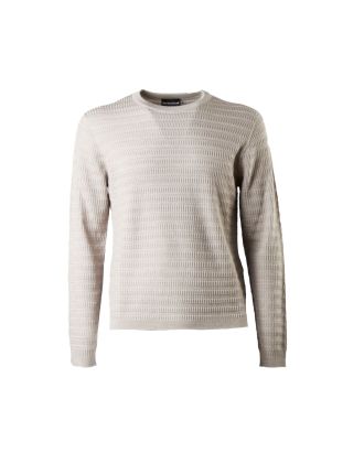 Wool blend sweater with fancy pattern