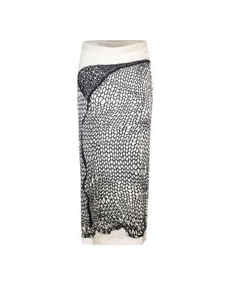 Ala skirt with mesh print