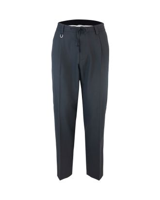 Black trousers with pleats