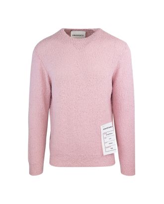 Boucle pink sweater