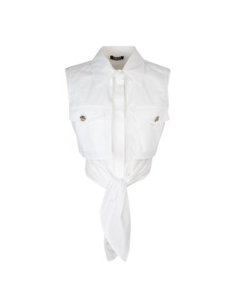 Shirt with off-white knot