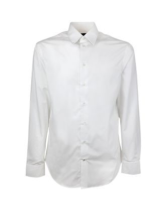 Camicia bianca classica collo italiano