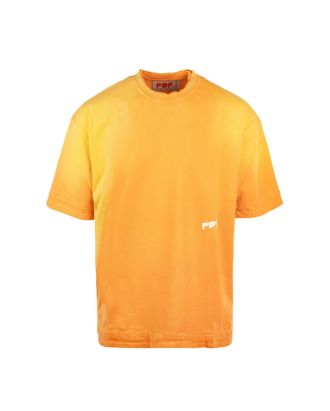 T-shirt Tie-dye arancione