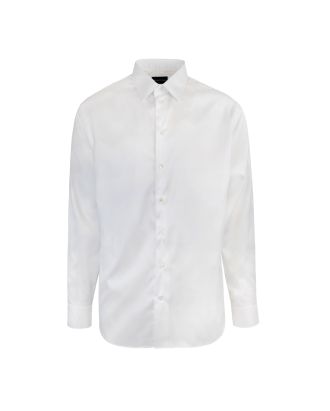 No-iron stretch cotton shirt