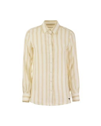 Lari shirt in striped linen