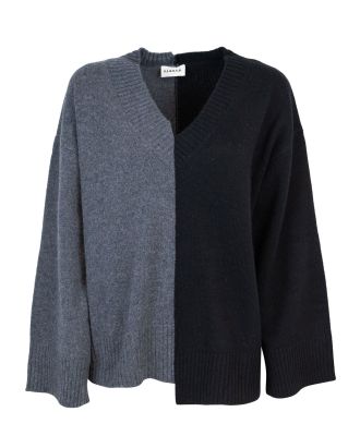 Bicolor Asymmetric Sweater