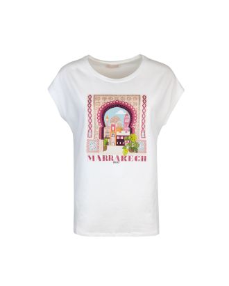 T-shirt bianca Marrakech