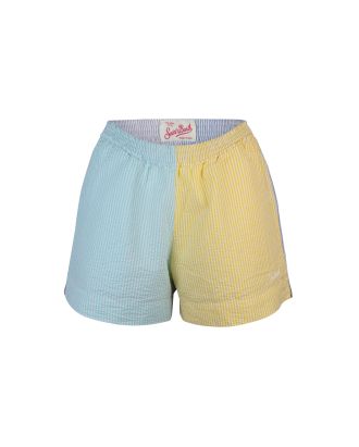 Shorts pull-up colorblock