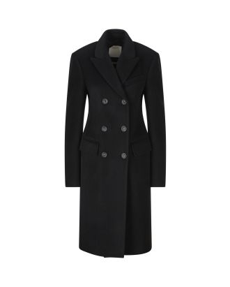 Morgana coat in black wool