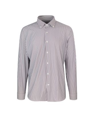 Dove gray striped shirt