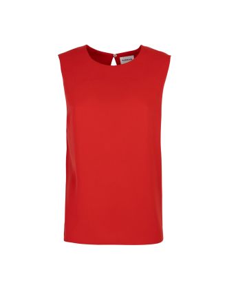 Red minimal blouse