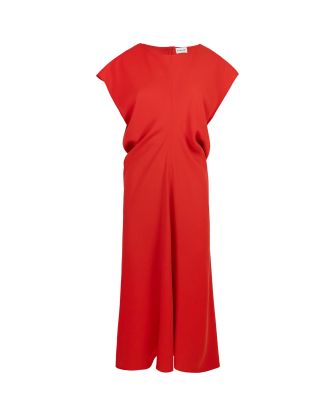 Red cady dress