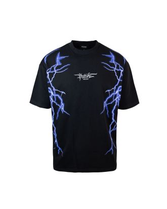 T-shirt Blue Lightning