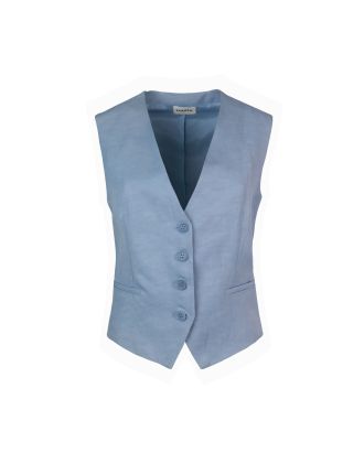 Powder blue vest