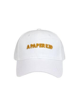 Baseball cap with logo embroidery