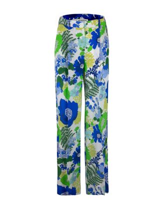 Palazzo trousers in floral pattern