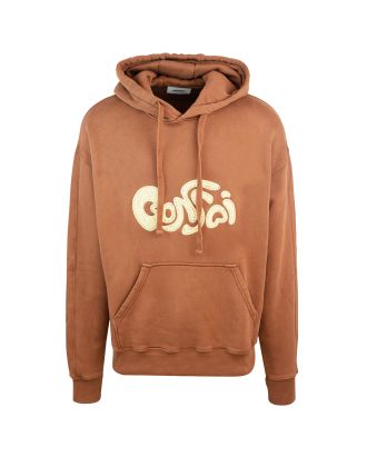 Brown sweatshirt with embroidery