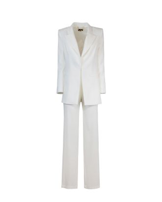 Crepe jacket and trouser suit