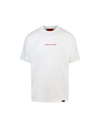 T-shirt Vision Slogan bianca