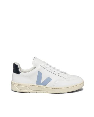 Sneaker V-12 Leather White Steel Navy