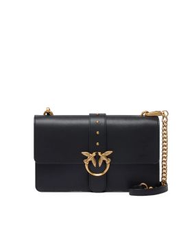 Borsa Media Love Bag One Nero Antique Gold