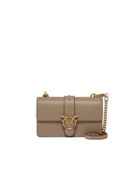 Borsa Mini Love Bag One Grigio Antique Gold