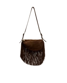 Borsa Astrid Fringes Cachemere Chestnut