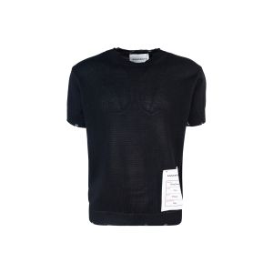 T-shirt in maglia nero