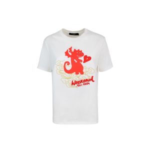 T-shirt bianca dragon