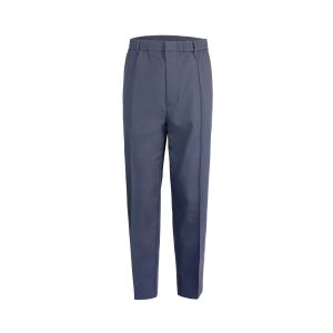 Tapered trousers with elasticated waist